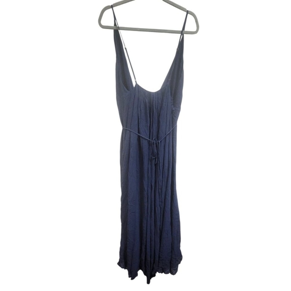 Reformation Callalily Dress in Navy Blue Size 4 - Picture 8 of 16
